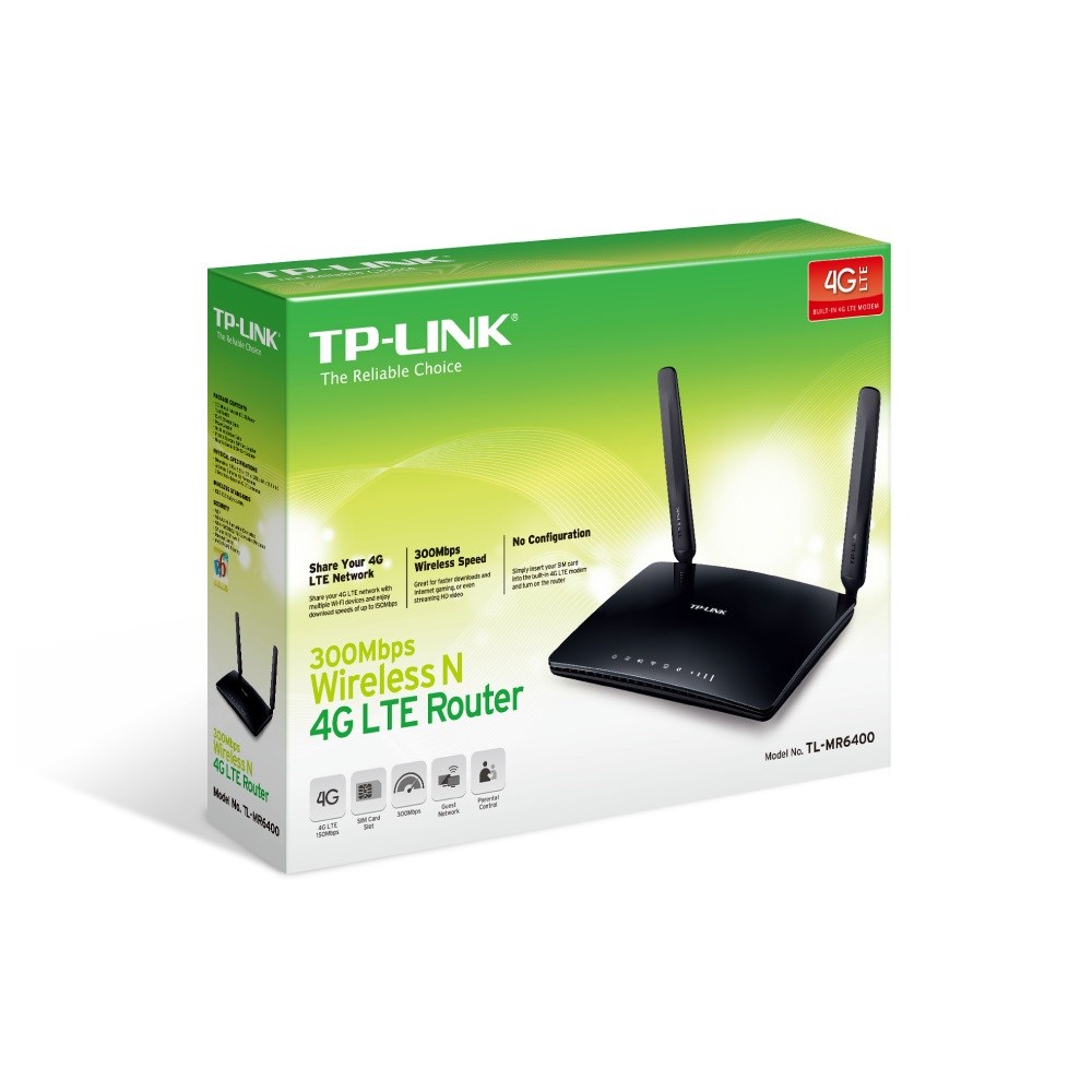 Tp Link Tl Mr6400 300mbps Wireless N 4g Lte Router Black Tl Mr6400 Ccl Computers Tp Link Tl Mr6400 300mbps Wireless N 4g Lte Router Black Tl Mr6400 Ccl Computers