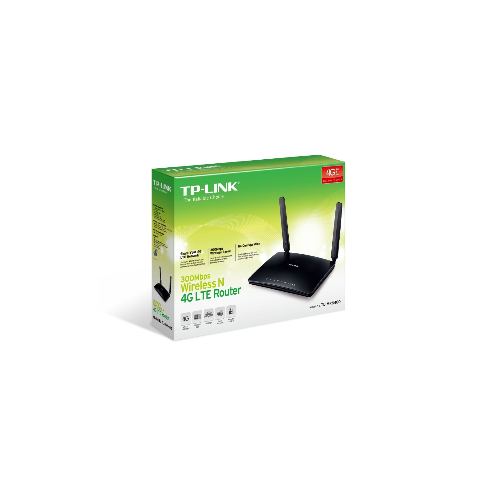 TL-MR6400, 300 Mbps Wireless N 4G LTE Router