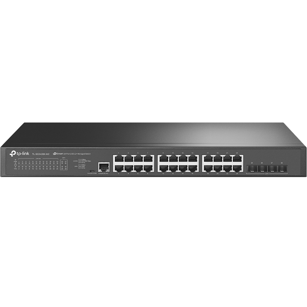 TP-Link TL-SG3428X-M2 JetStream 24-Port 2.5GbE Desktop Switch 