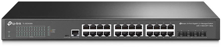 Tp-Link Tl-Sg3428x Jetstream 24-Port Gigabit Rackmount Switch