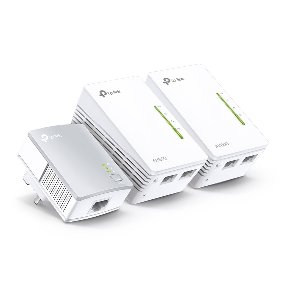 Wifi Extender Tp 4220 Kit Tplink 300Mbps AV600 Wi-Fi Powerline