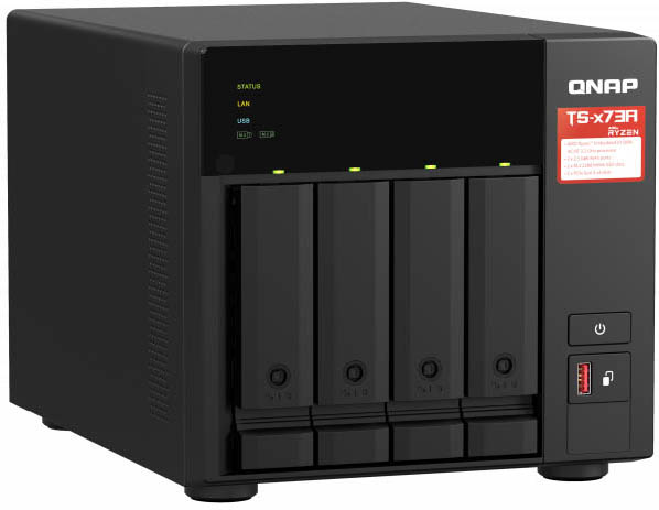 Qnap TS-473A-8G 4-Bay NAS Enclosure - TS-473A-8G | CCL