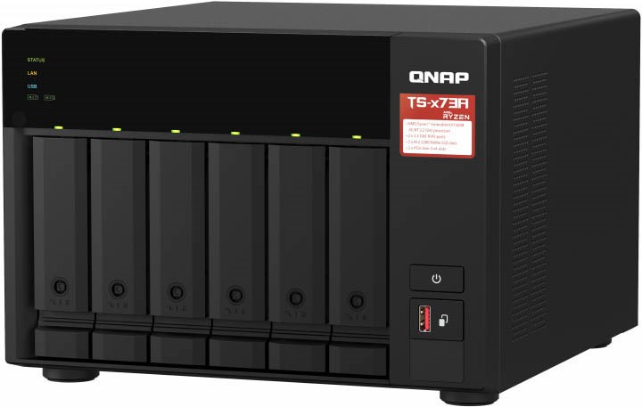Qnap TS-673A-8G 6-Bay NAS Enclosure - TS-673A-8G | CCL
