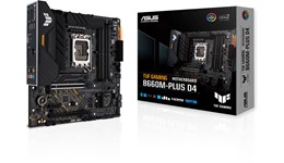 ASUS TUF Gaming B660M-Plus D4 mATX Motherboard for Intel LGA1700 CPUs