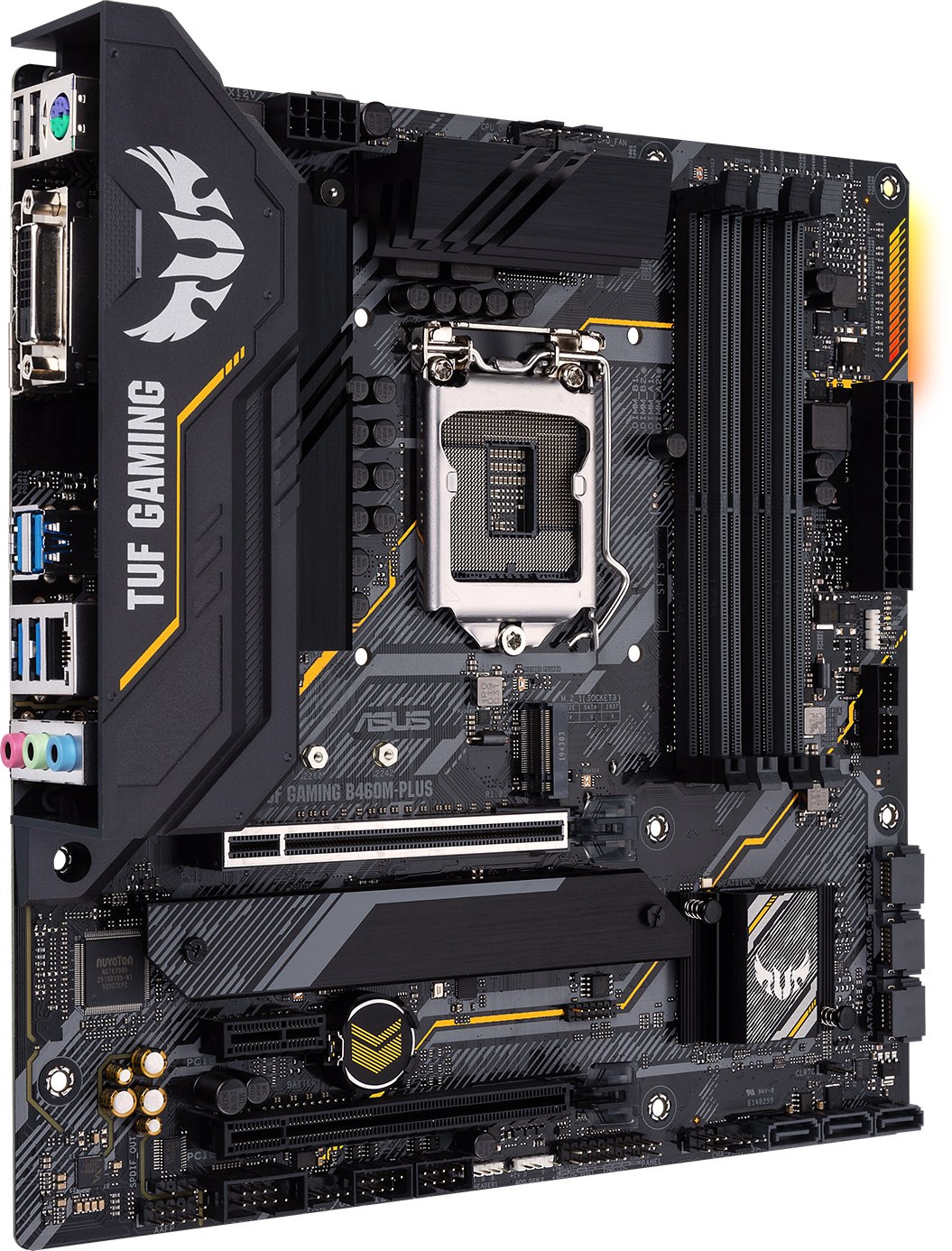 ASUS TUF GAMING B460M-PLUS Intel Socket 1200 B460 Chipset MicroATX ...