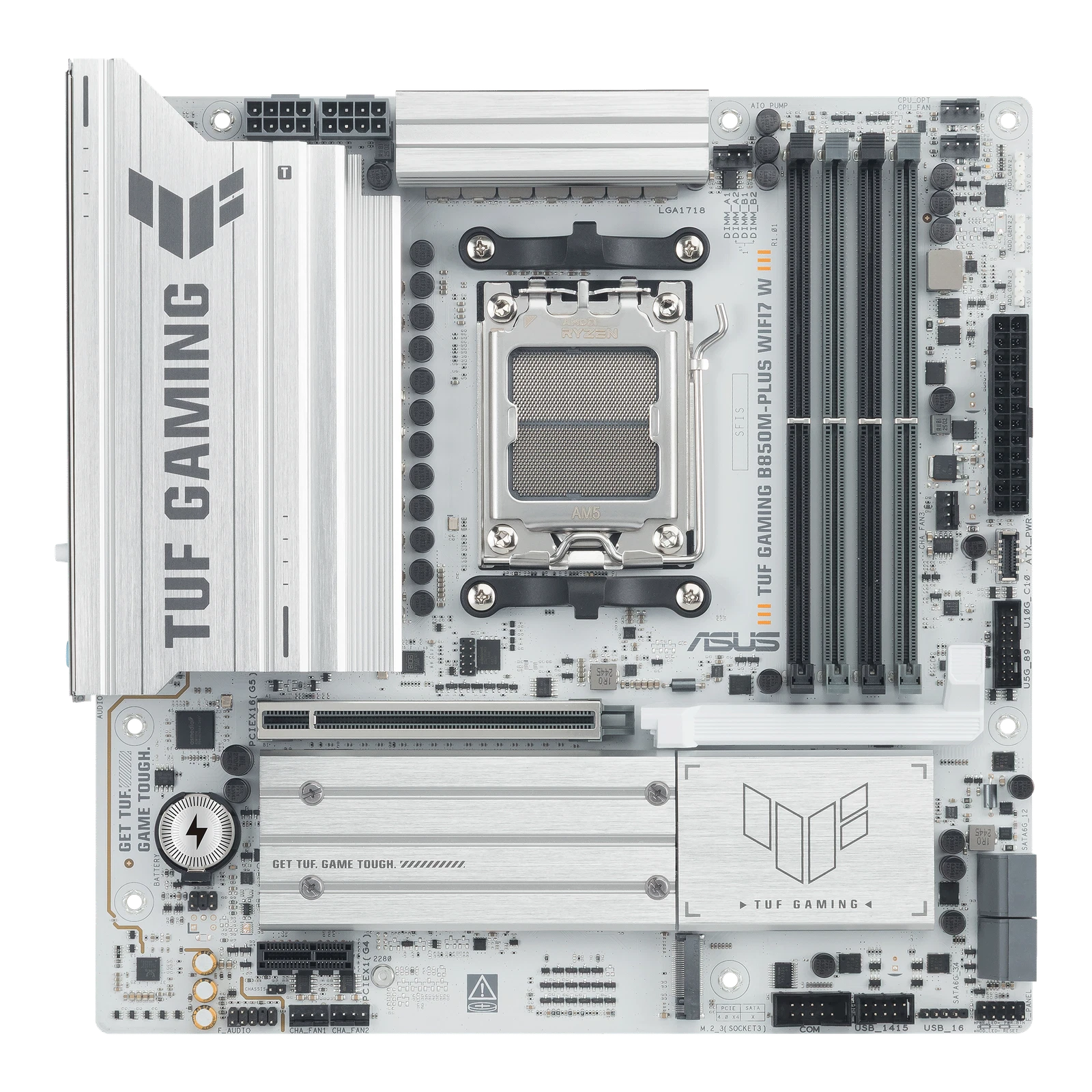 Carte Mère ASUS B850M Max Gaming WiFi - Micro-ATX, Socket AM5, Pour AMD Ryzen 7000/8000/9000 - 12