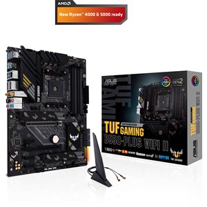 ASUS TUF Gaming B550-Plus WIFI II Motherboard, ATX, AMD Socket AM4, B550 Chipset