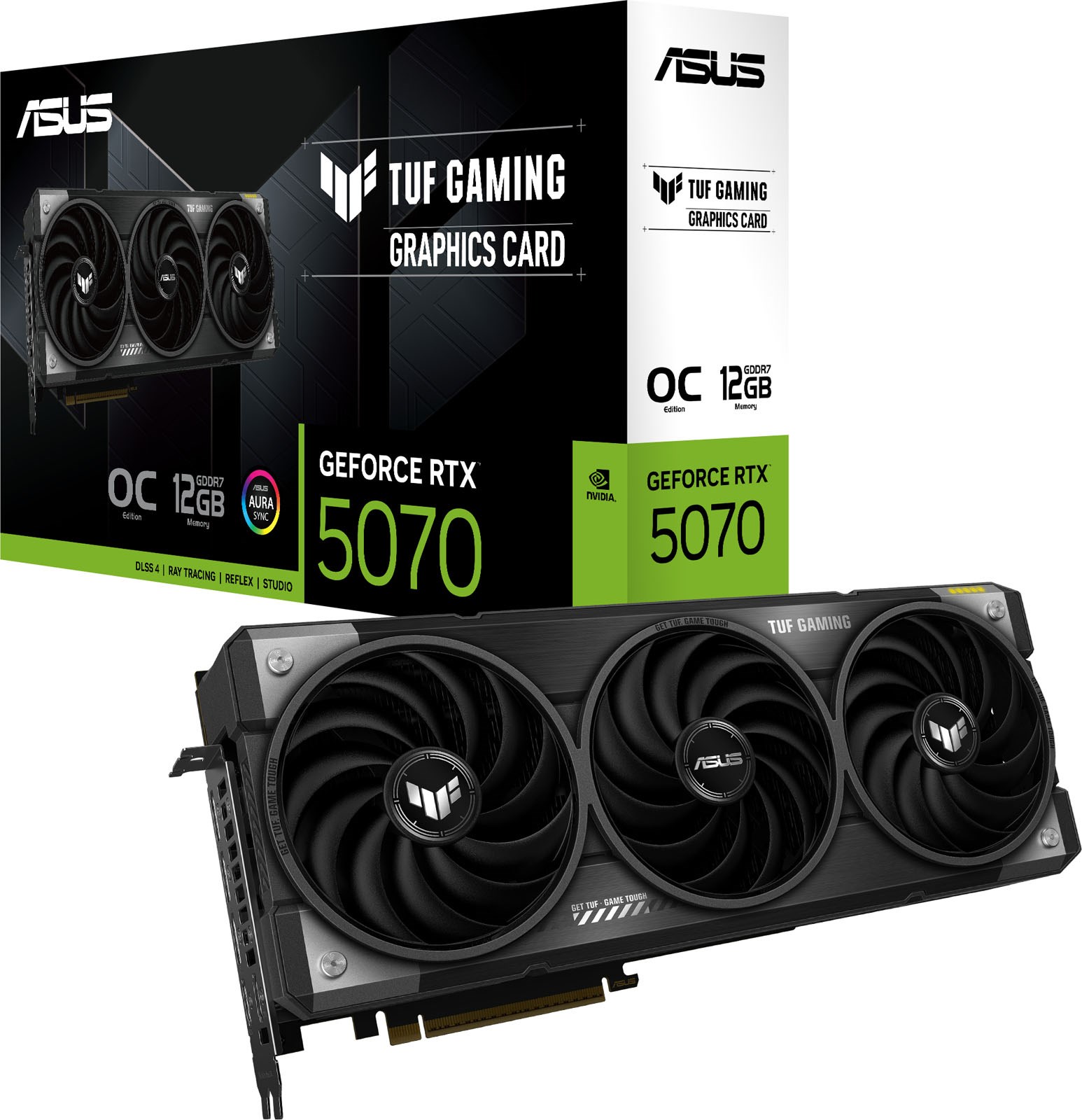 ASUS GeForce RTX 5070 TUF Gaming OC 12GB GPU - 90YV0LZ0