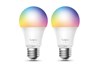 TP-Link Tapo L530E Smart Wi-Fi Light Bulb, Multicolour, E27, 2-Pack