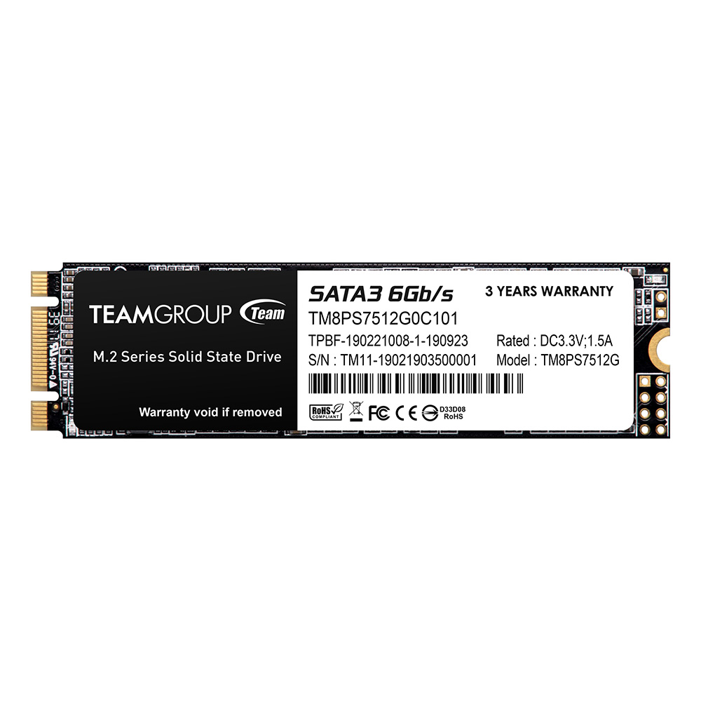 Image of 512GB TEAMGROUP MS30 M.2 2280 SATA III Solid State Drive