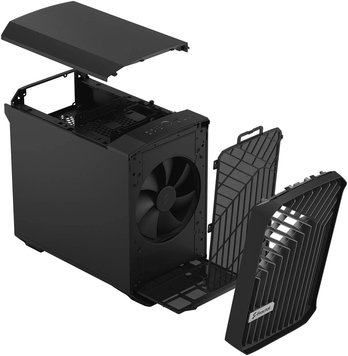 PCケース(自作PC用) Torrent Nano RGB Black TG Light Tint Amazon.com: Fractal Design Torrent Nano RGB Black - Light