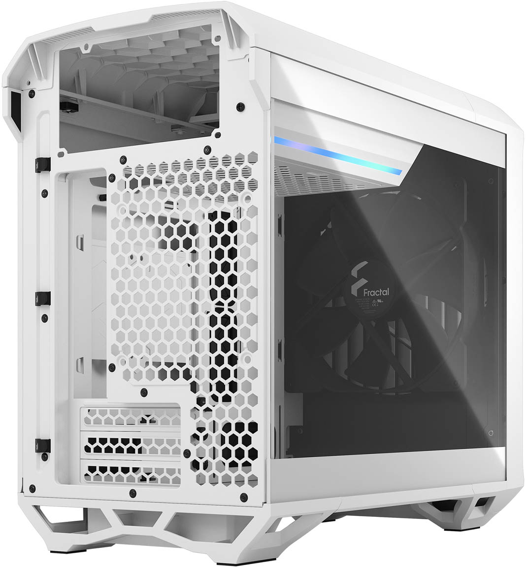 Fractal Torrent Nano TG ITX Gaming Case - White - FD-C-TOR1N-03 | CCL