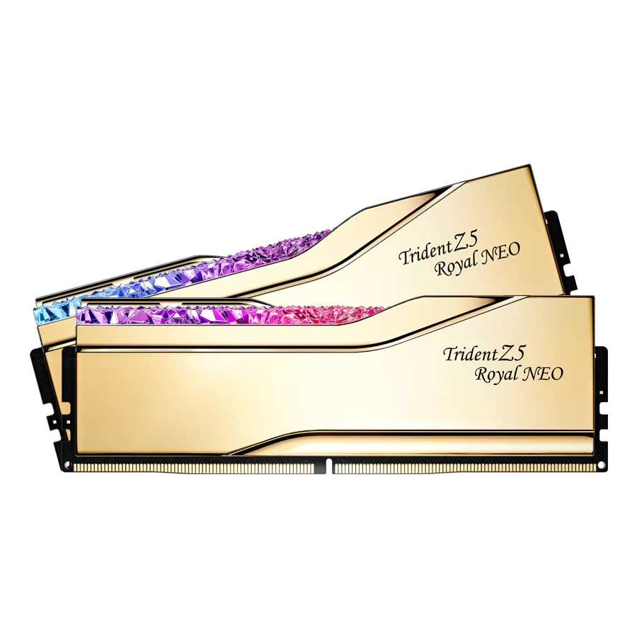 G.Skill Trident Z5 Royal Neo 32GB DDR5 Desktop Memory Kit in Gold