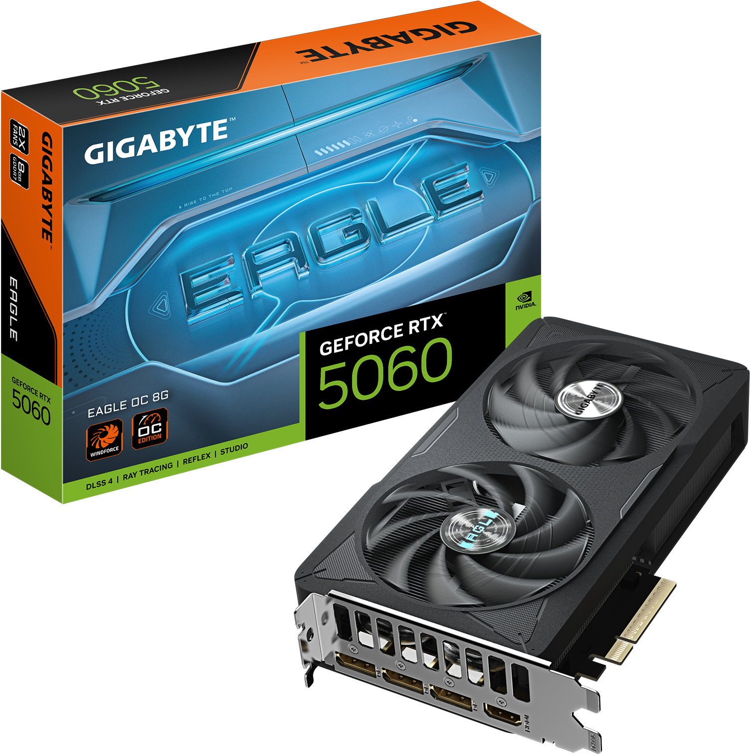 Gigabyte GeForce RTX 5060 EAGLE OC 8GB GDDR7 Graphics Card