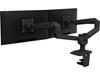 Ergotron Two-Monitor Mount 45-245-224 LX Dual Side-by-Side Arm (Matte Black)