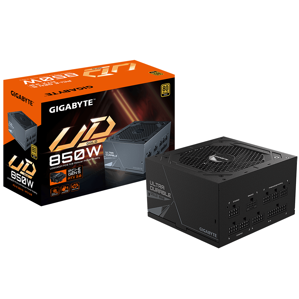 850W Gigabyte UD850GM PG5 Modular 80 Plus Gold PSU