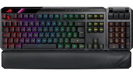 ASUS ROG Claymore II Modular Gaming Mechanical Keyboard with PBT Keycaps, ROG RX Red Switches