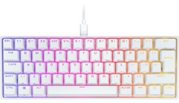 Corsair K65 RGB MINI Mechanical Gaming Keyboard in White with Cherry MX Red Switches