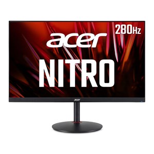 Acer Nitro XV252Q Zbmiiprx 24.5 inch Gaming Monitor, IPS Panel, Full HD 1920 x 1080 Resolution, 280Hz Refresh Rate, FreeSync Premium, DisplayHDR 400, DisplayPort, 2xHDMI inputs, Speakers