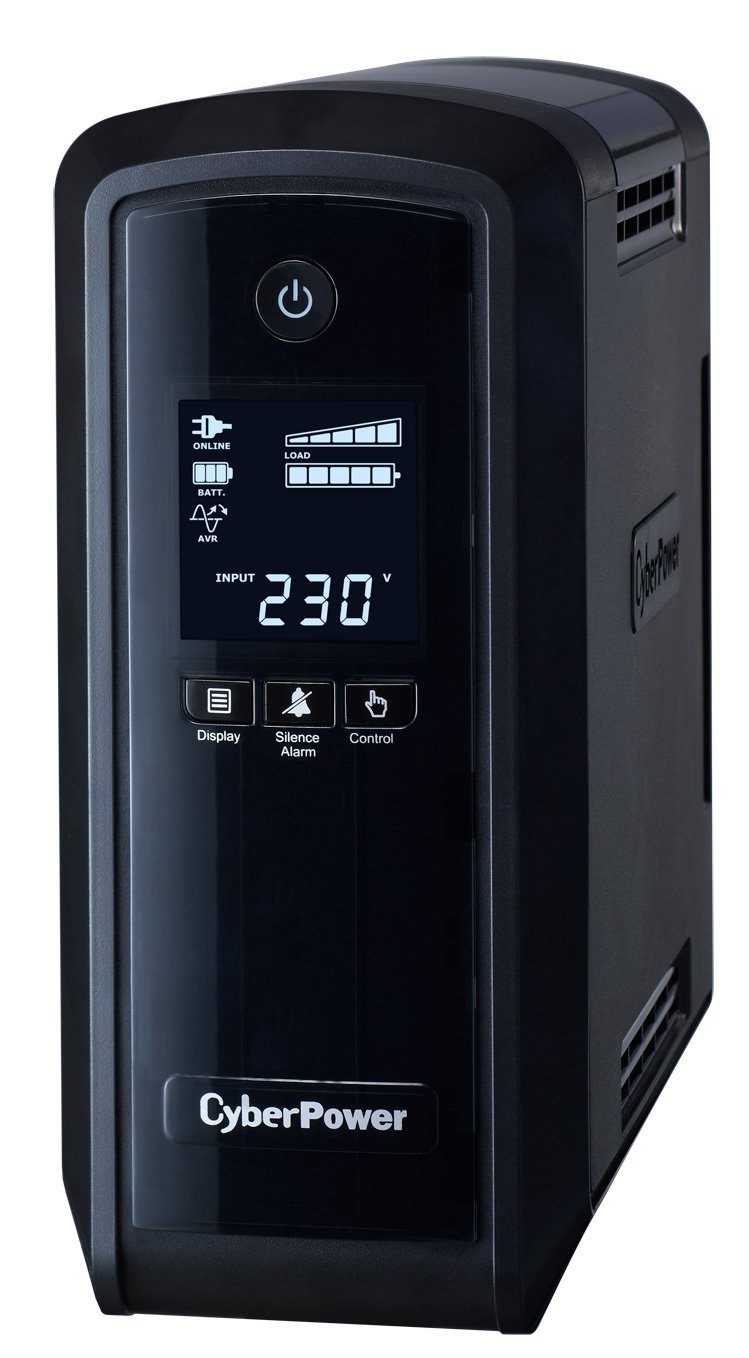 CyberPower PFC Sinewave UPS 900VA 540W Schuko Green Power LCD USB (UK) + Elaborate Power Management Software