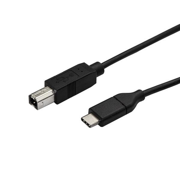 Photos - Cable (video, audio, USB) Startech.com  USB C To USB B Cable USB 2.0 USB C Printer Cable USB2C (0.5m)