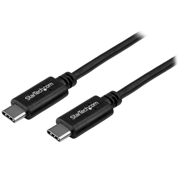 Photos - Cable (video, audio, USB) Startech.com (0.5m) USB-C 2.0 Cable  USB2CC50CM (Black)