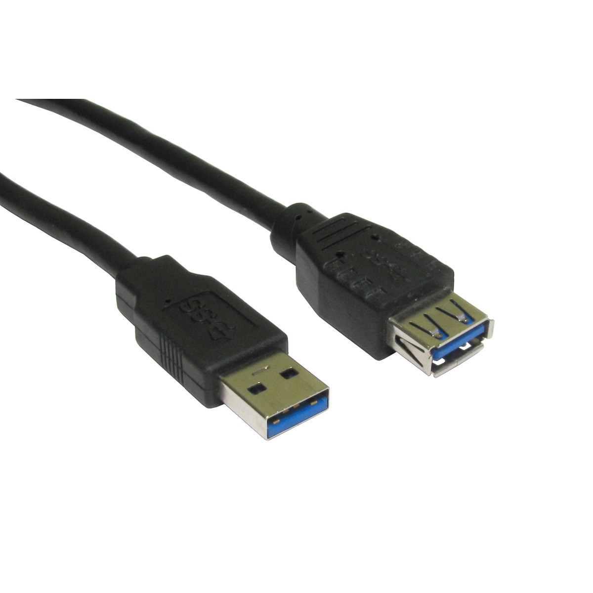 Photos - Cable (video, audio, USB) Cables Direct 2m USB 3.0 Extension Cable - Black USB3-822 