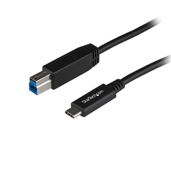 Photos - Cable (video, audio, USB) Startech.com USB-C to USB-B Cable - M/M - 1m (3ft) - USB 3.1  USB3 (10Gbps)