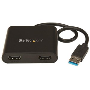 StarTech.com USB to Dual HDMI Adaptor - 4K