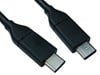 Cables Direct 1.5m USB 3.1 Male Type-C to Male Type-C Cable in Black