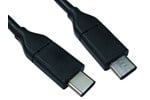 Cables Direct (1m) USB 3.1 Type-C Male to Type-C Male Cable