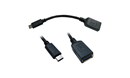 Cables Direct 50cm USB 3.0 Type-C Male to Type-A Female Adaptor (Black)
