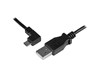 StarTech.com (1m) Left Angled Micro USB Charge and Sync cable M/M  (Black)