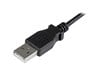 StarTech.com (1m) Right angled Micro USB Charge and Sync Cable M/M (Black)