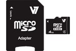 V7 4GB microSDHC Memory Card with SD Adaptor (Class 4) - Retail