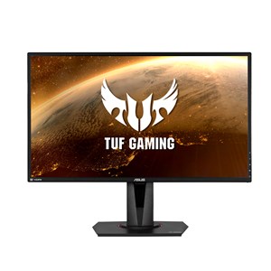 ASUS TUF Gaming VG27AQ 27 inch Gaming Monitor - IPS Panel, QHD 2560 x 1440 Resolution, 165Hz Refresh, G-Sync Compatible, FreeSync, HDR10, 2x HDMI, DisplayPort, Speakers