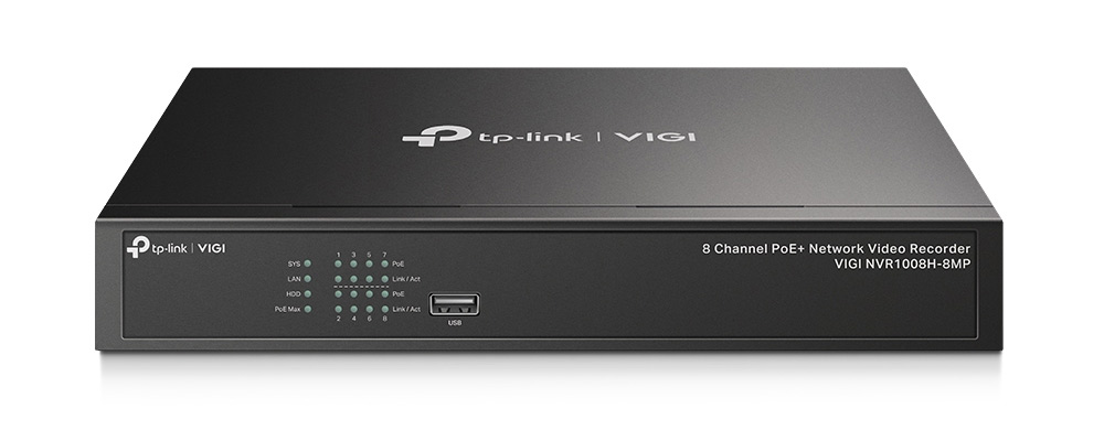 Image of TP-Link VIGI 8 Channel PoE Plus Network Video Recorder