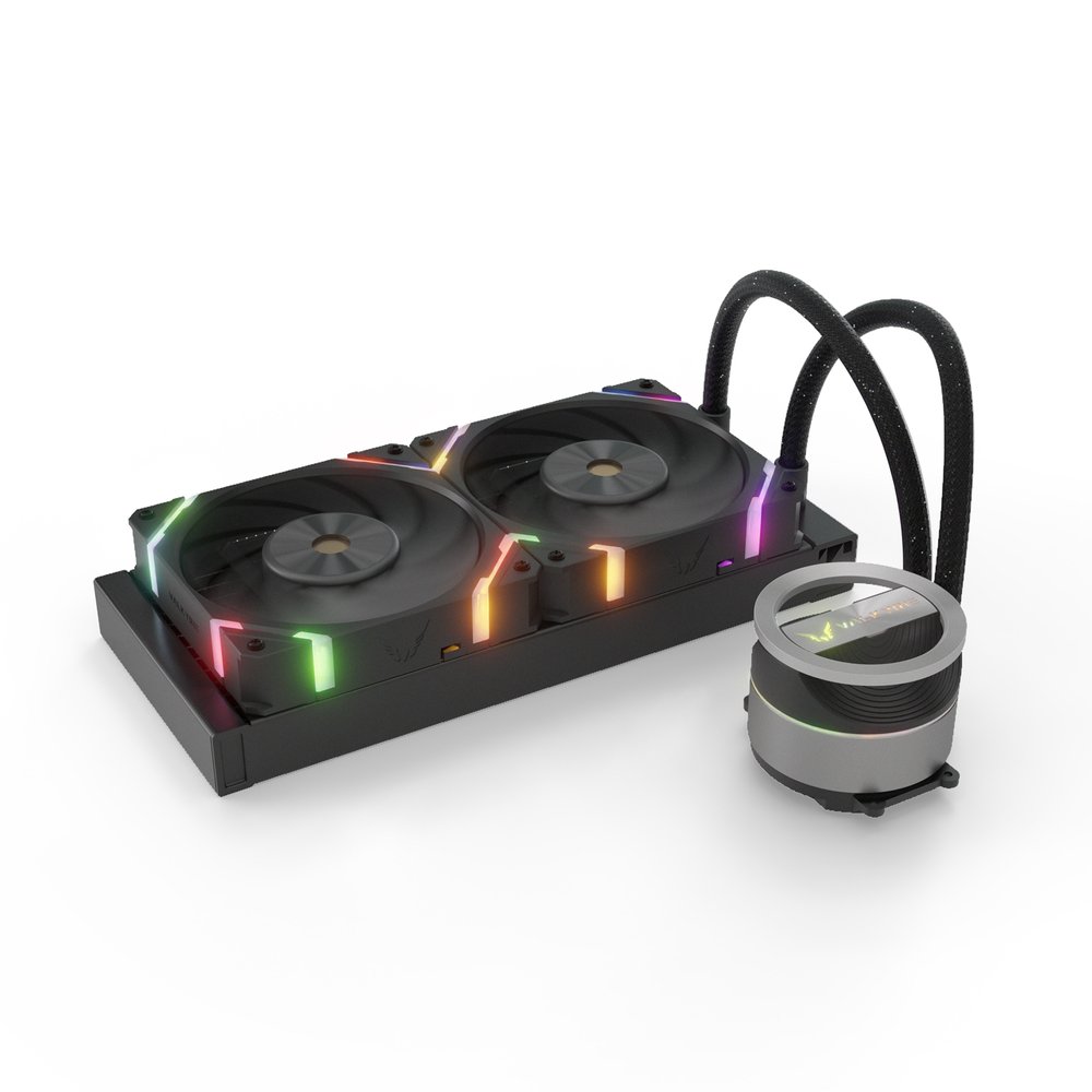 Valkyrie Dragonfang 240mm All-in-One Liquid CPU Cooler in Black