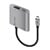 ALOGIC Prime Male USB Type-C to Female HDMI Adapter with Power Delivery in Space Grey