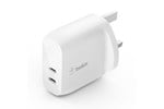 Belkin BoostCharge Dual USB-C PD 40W Wall Charger
