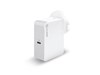 ALOGIC Travel Adapter with USB Type-C, 60W with Power Delivery in White