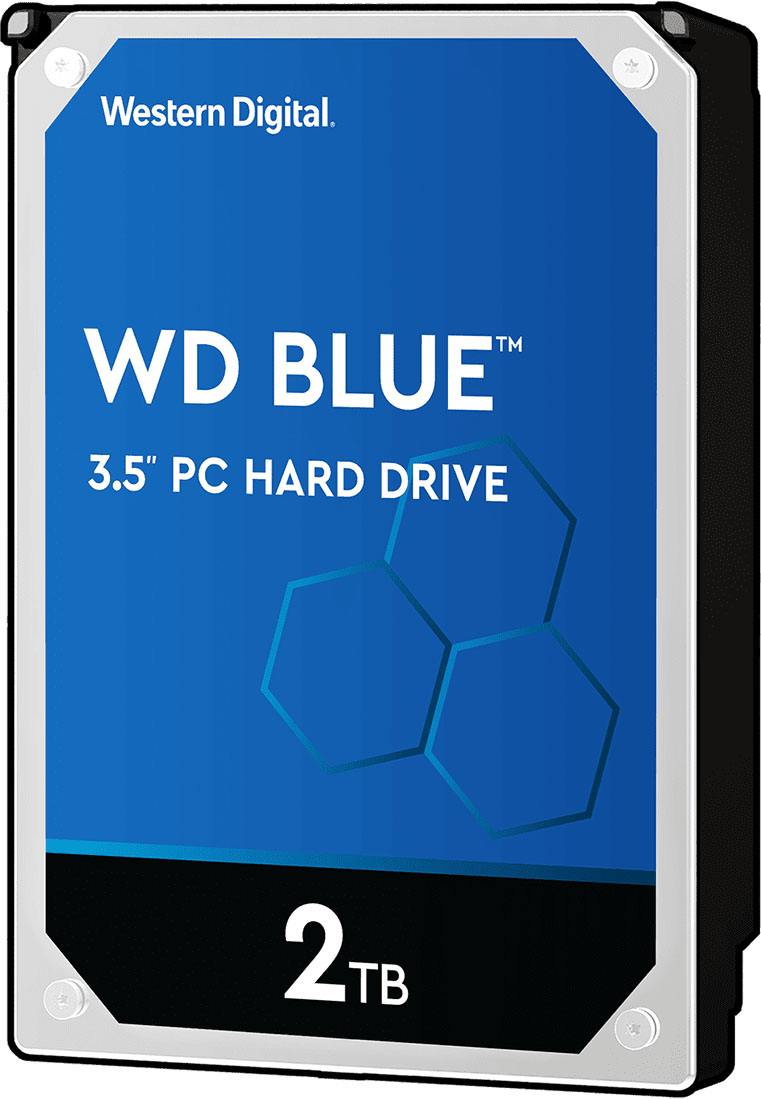 Image of "2TB Western Digital Blue 3.5"" SATA III Hard Drive - 7200RPM, 256MB Cache"
