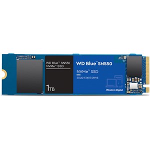 Western Digital Blue SN550 1TB PCIe M.2-2280 Gen3 x4 NVMe Internal Solid State Drive
