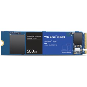Western Digital Blue SN550 500GB PCIe M.2-2280 Gen3 x4 NVMe Internal Solid State Drive