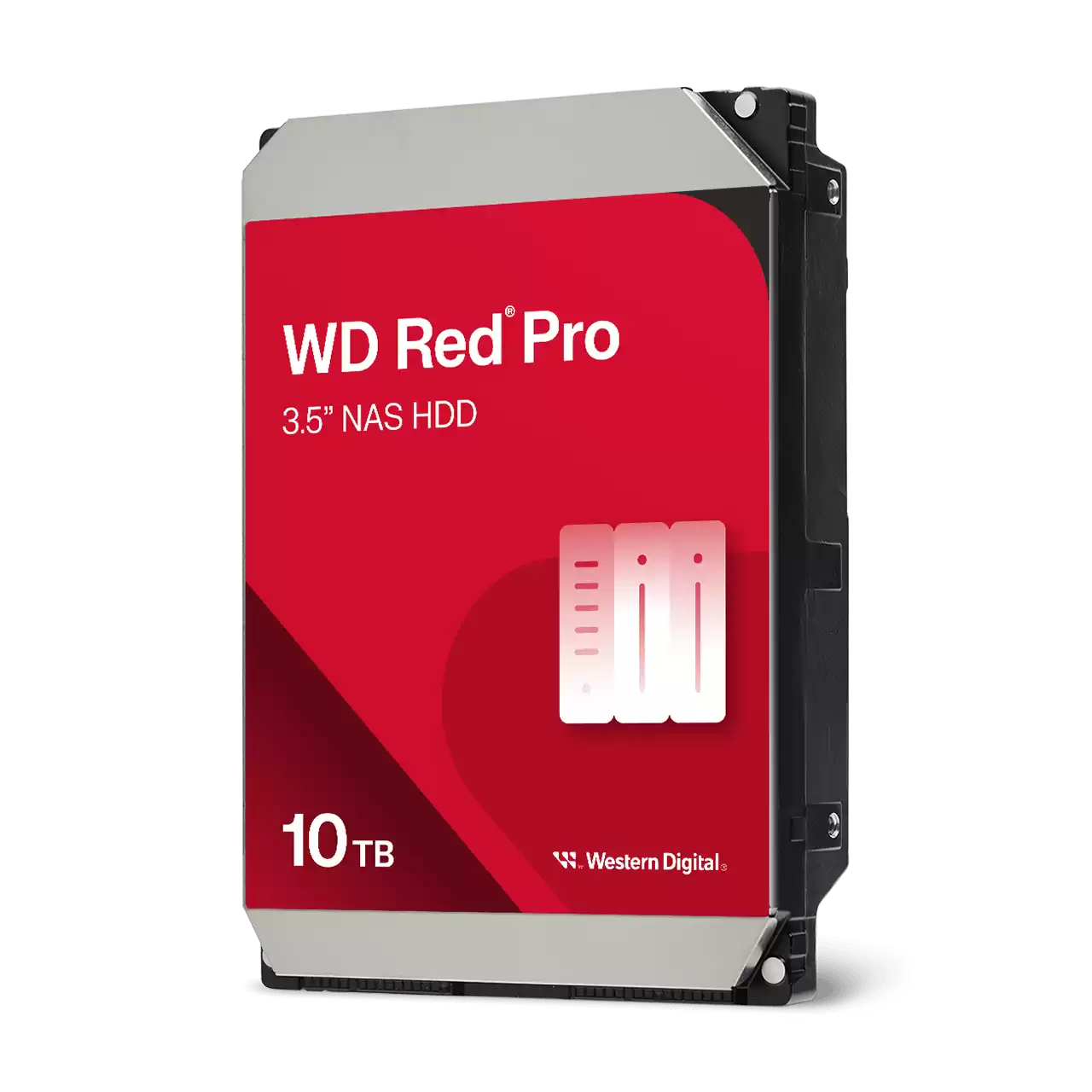 Image of "10TB Western Digital Red Pro 3.5"" SATA III Hard Drive - 7200RPM, 256MB Cache"