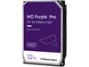 Western Digital Purple Pro 22TB SATA III 3.5" Hard Drive - 7200RPM, 512MB Cache