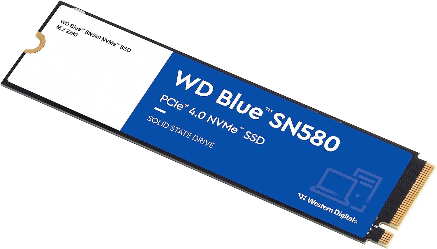 500GB Western Digital Blue SN580 M.2-2280 PCIe 4.0 x4 NVMe