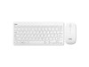 Tactus Compact Wireless Keyboard and Mouse in White