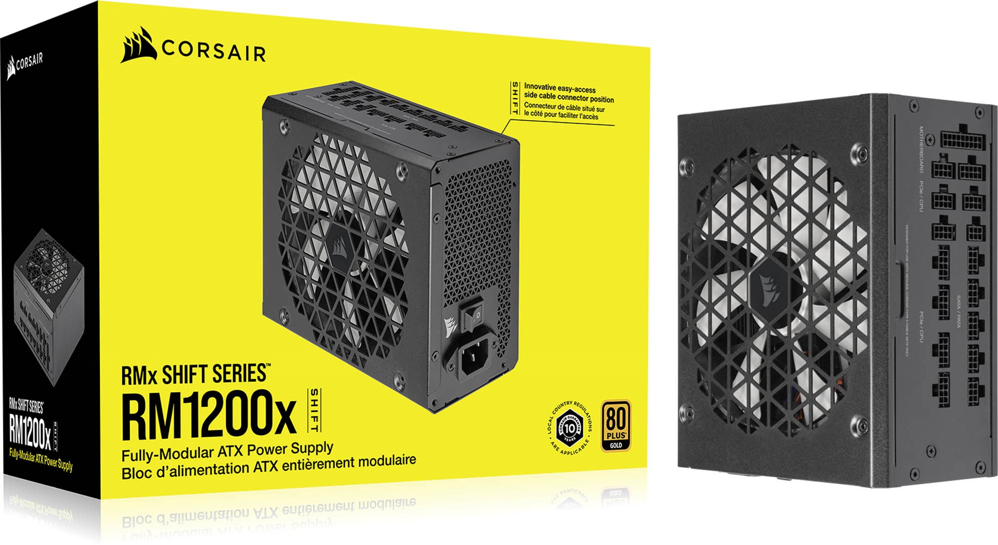 1200W Corsair RMx Shift Series Modular 80 Plus Gold PSU - CP