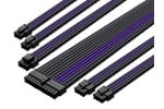Reaper Cable Classics PSU Extension Kit in Carbon and Purple